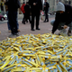 Illustration for article titled Wes Welker Mocked With Pile Of Butterfinger Candy Bars In Boston Town Square